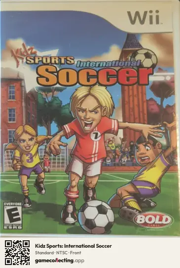 Kidz Sports: International Soccer Nintendo Wii, NTSC box front