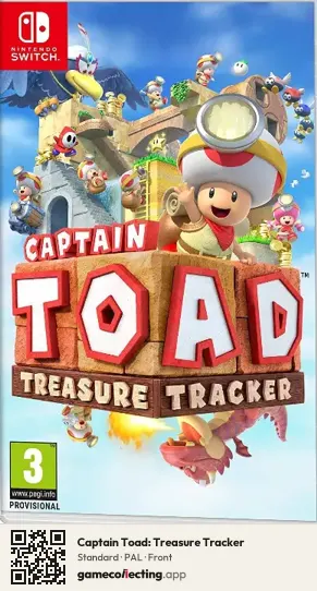 Captain Toad: Treasure Tracker Nintendo Switch, PAL box front