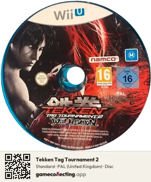 Tekken Tag Tournament 2 Nintendo Wii U, PAL disc