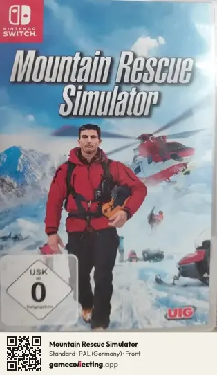 Mountain Rescue Simulator Nintendo Switch, Germany box front
