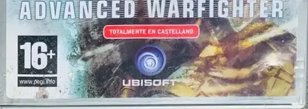 Tom Clancy's Ghost Recon Advanced Warfighter, the PEGI square on its front