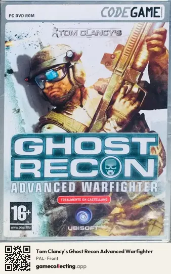 Tom Clancy's Ghost Recon Advanced Warfighter Computer, PAL box front