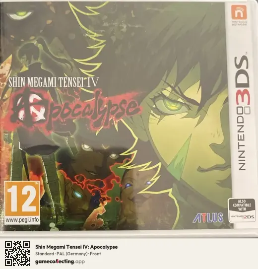 Shin Megami Tensei IV: Apocalypse Nintendo 3DS, Germany box front