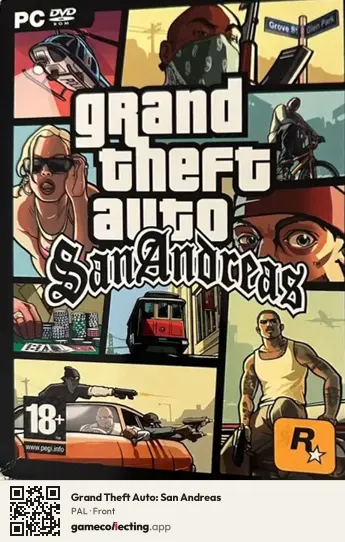 Grand Theft Auto: San Andreas Computer, PAL box front