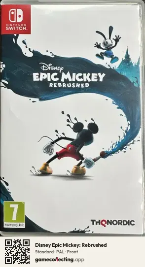 Disney Epic Mickey: Rebrushed Nintendo Switch, PAL box front