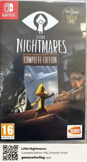Little Nightmares Nintendo Switch, France box front