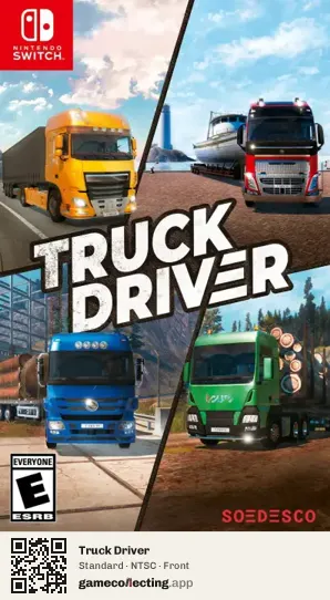 Truck Driver Nintendo Switch, NTSC box front