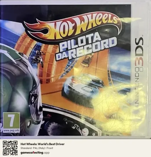 Hot Wheels: World's Best Driver Nintendo 3DS, Italy box front