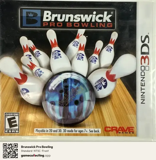 Brunswick Pro Bowling Nintendo 3DS, NTSC box front