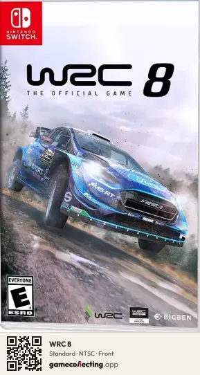 WRC 8 Nintendo Switch, NTSC box front