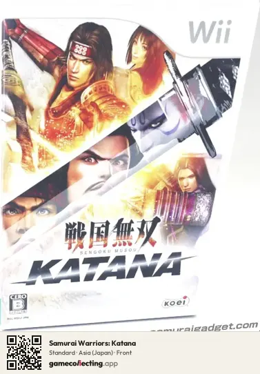 Samurai Warriors: Katana Nintendo Wii, Asia box front