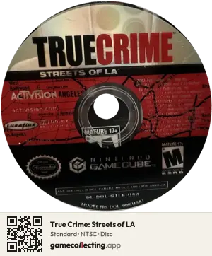 True Crime: Streets of LA Nintendo GameCube, NTSC disc