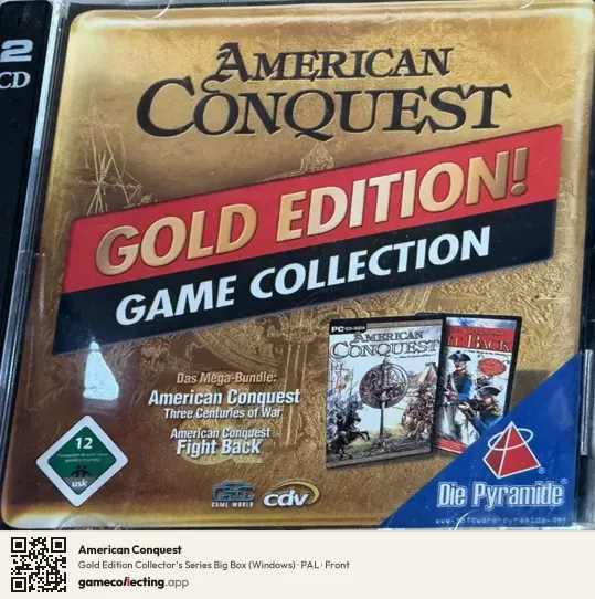 American Conquest Computer, PAL box front