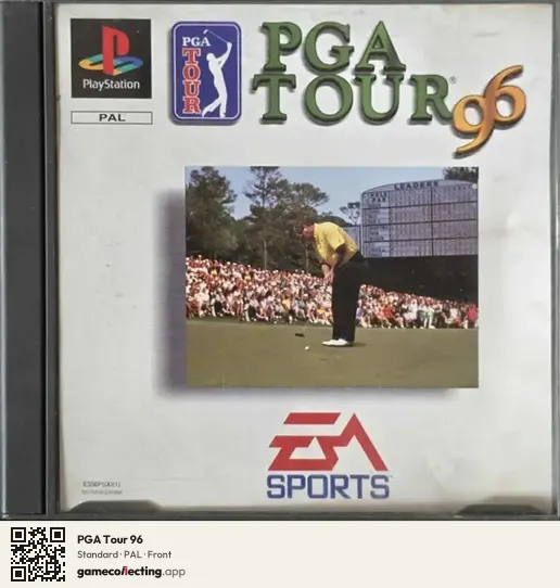 PGA Tour 96 PlayStation, PAL box front