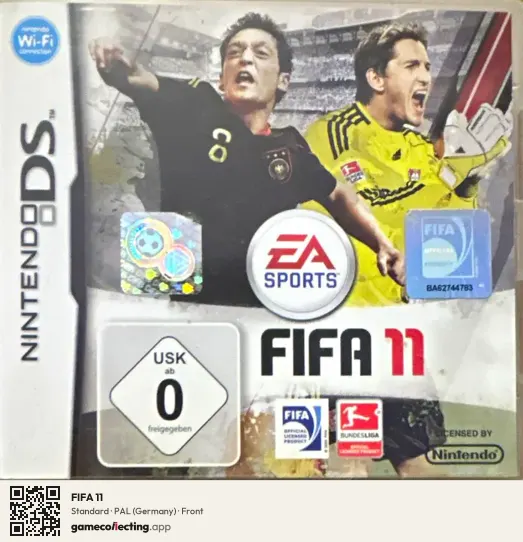 FIFA 11 Nintendo DS, Germany box front