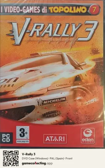 V-Rally 3 Computer, Spain box front