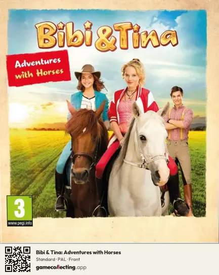Bibi & Tina: Adventures with Horses PlayStation 4, PAL box front