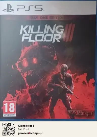 Killing Floor 3 PlayStation 5, PAL box front