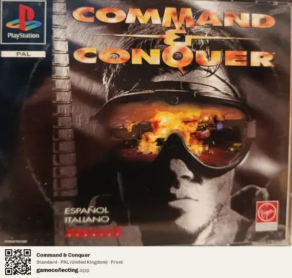 Command & Conquer PlayStation, United Kingdom box front