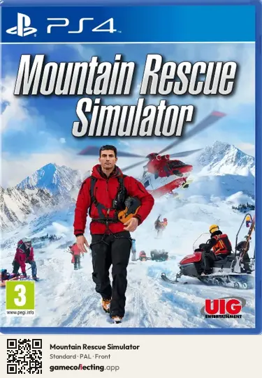 Mountain Rescue Simulator PlayStation 4, PAL box front