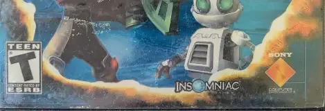Ratchet & Clank: Going Commando, the ESRB box on its front