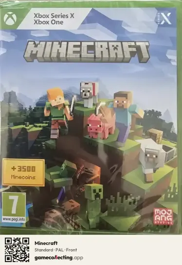 Minecraft Xbox Series X, PAL box front
