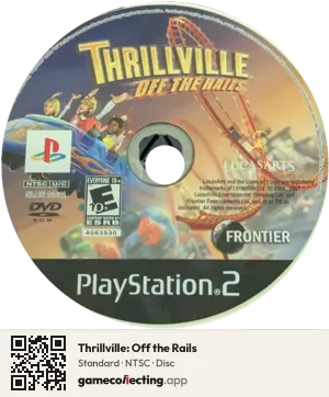 Thrillville: Off the Rails PlayStation 2, NTSC disc