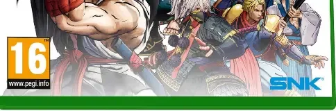 Samurai Shodown, the PEGI square on its front