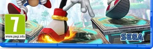 Sonic X Shadow Generations, the PEGI square on its front
