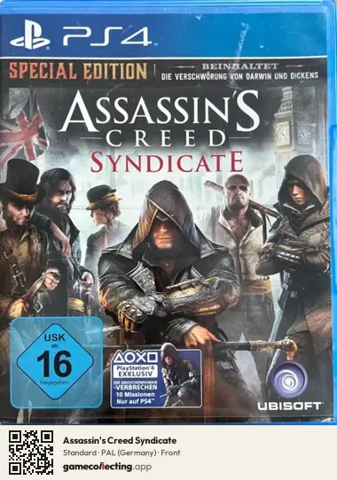 Assassin's Creed Syndicate PlayStation 4, Germany box front