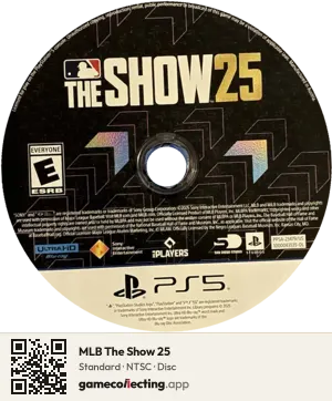 MLB The Show 25 PlayStation 5, NTSC disc