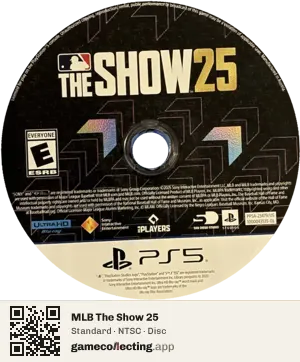 MLB The Show 25 PlayStation 5, NTSC disc