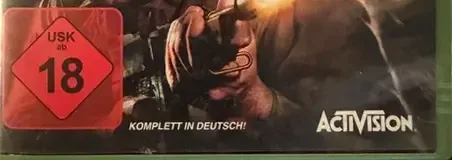 Call of Duty 3, the USK square on its front