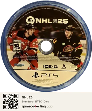 NHL 25 PlayStation 5, NTSC disc