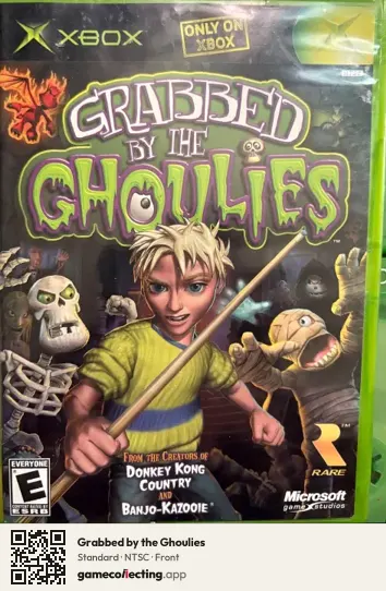 Grabbed by the Ghoulies Xbox, NTSC box front