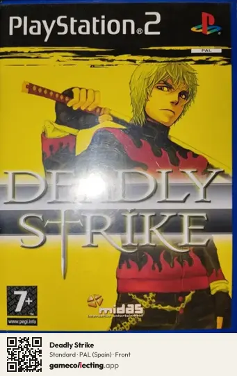 Deadly Strike PlayStation 2, Spain box front