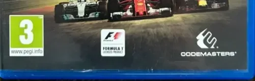 F1 2017, the USK square on its front