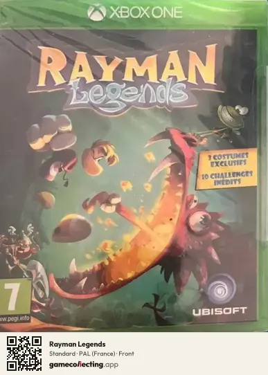 Rayman Legends Xbox One, France box front