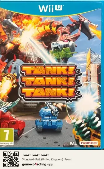Tank! Tank! Tank! Nintendo Wii U, United Kingdom box front