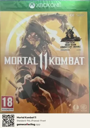 Mortal Kombat 11 Xbox One, France box front