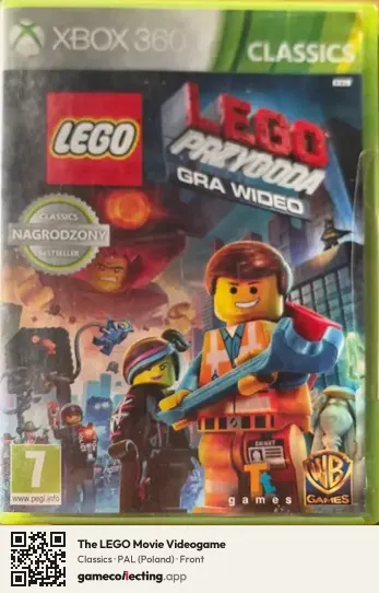 The LEGO Movie Videogame Xbox 360, Poland box front