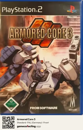 Armored Core 3 PlayStation 2, Germany box front