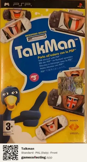 Talkman PlayStation Portable, Italy box front