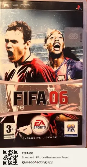 FIFA 06 PlayStation Portable, Netherlands box front