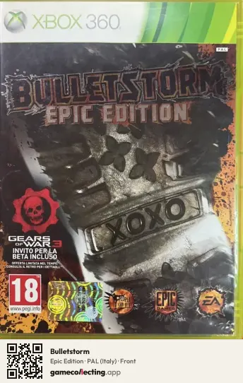 Bulletstorm Xbox 360, Italy box front