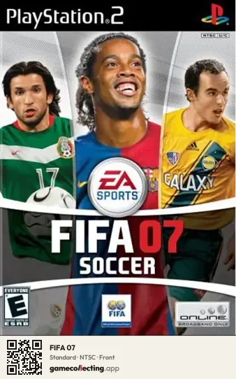 FIFA 07 PlayStation 2, NTSC box front