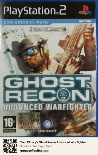 Tom Clancy's Ghost Recon Advanced Warfighter PlayStation 2, Italy box front