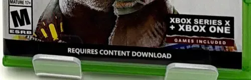 Call of Duty: Black Ops Cold War, the ESRB box on its front