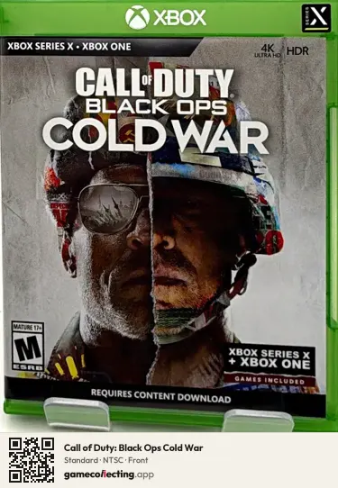 Call of Duty: Black Ops Cold War Xbox Series X, NTSC box front