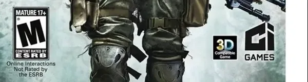 Sniper: Ghost Warrior 2, the ESRB box on its front
